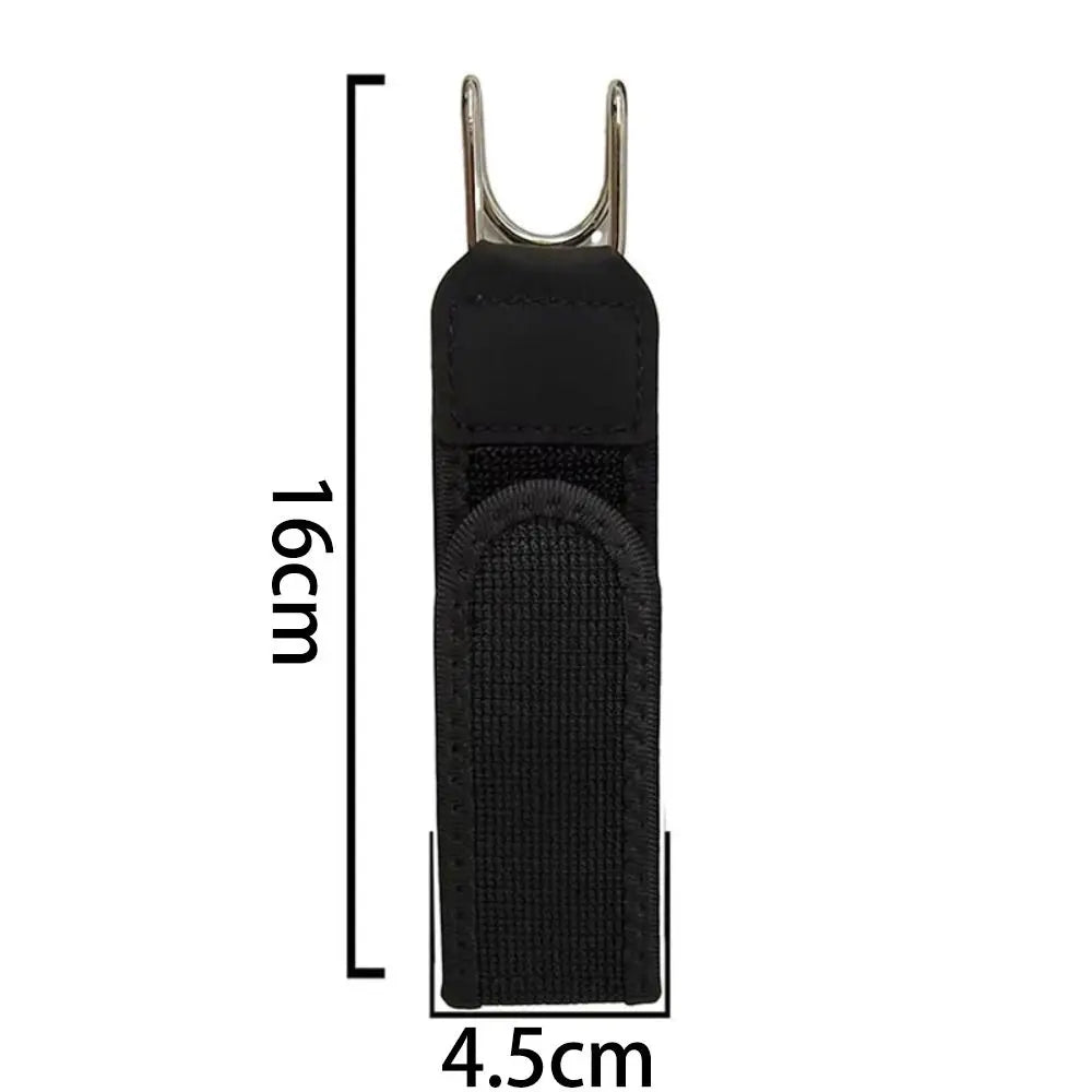 New Unisex Buckleless Belt Hook Velcro Waist Buckle Comfortable Metal Hook Adjustable Elastic Waist Belt