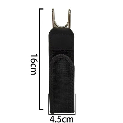 New Unisex Buckleless Belt Hook Velcro Waist Buckle Comfortable Metal Hook Adjustable Elastic Waist Belt