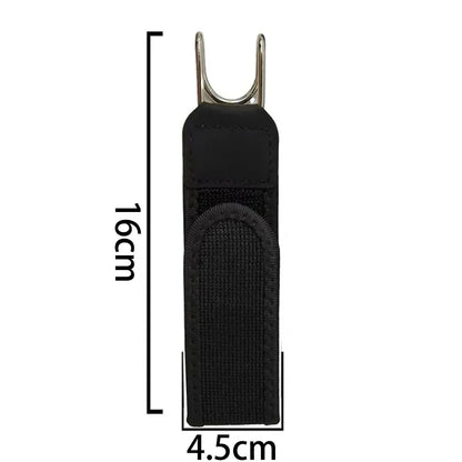 New Unisex Buckleless Belt Hook Velcro Waist Buckle Comfortable Metal Hook Adjustable Elastic Waist Belt