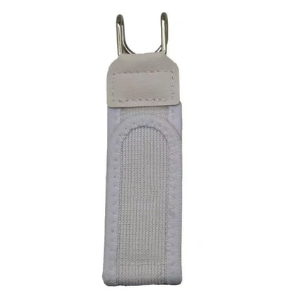 New Unisex Buckleless Belt Hook Velcro Waist Buckle Comfortable Metal Hook Adjustable Elastic Waist Belt