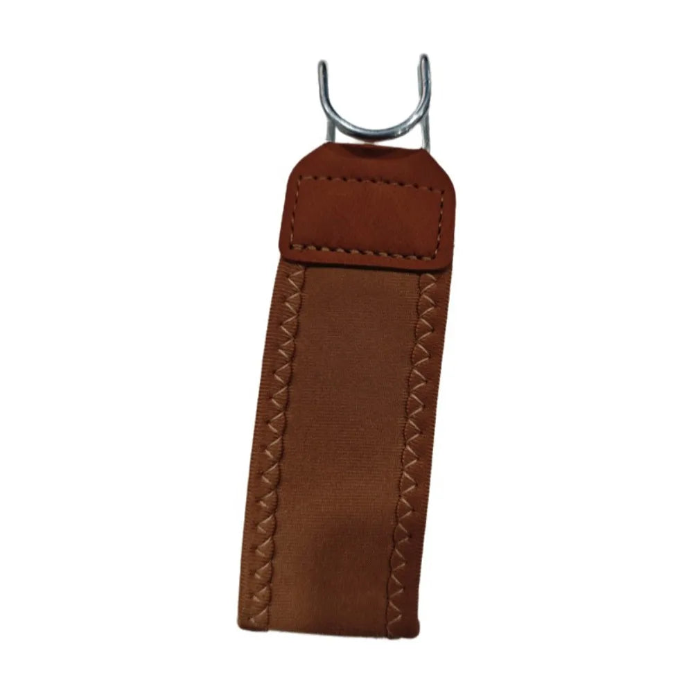 New Unisex Buckleless Belt Hook Velcro Waist Buckle Comfortable Metal Hook Adjustable Elastic Waist Belt